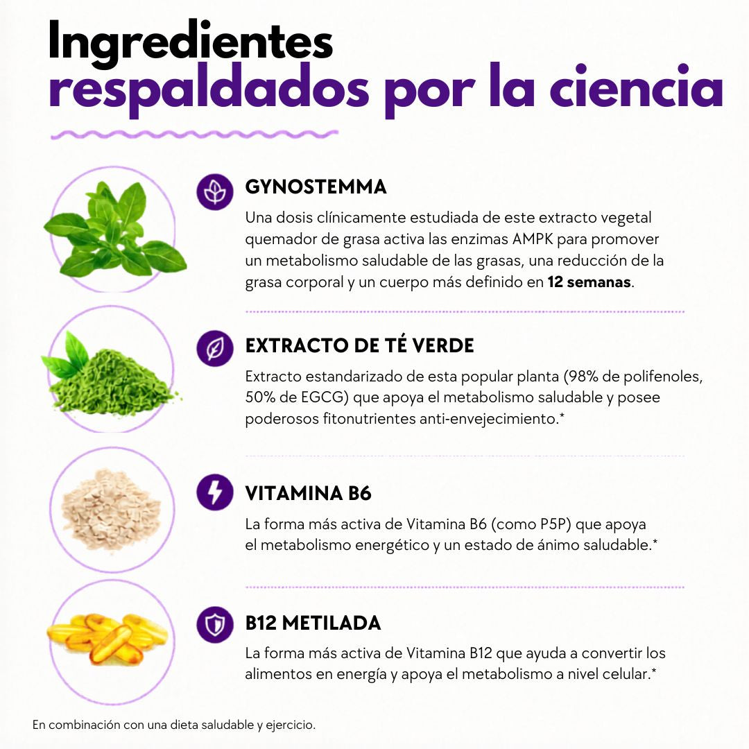 Lemme Burn Quema grasa de forma natural y efectiva en 7 dias - 60 Capsulas